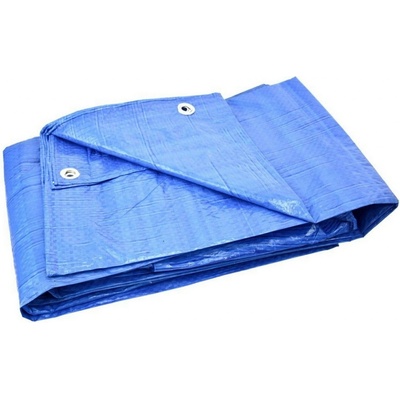 Geko G01971 15x16m nepromokavá krycia plachta s okami modrá ľahká