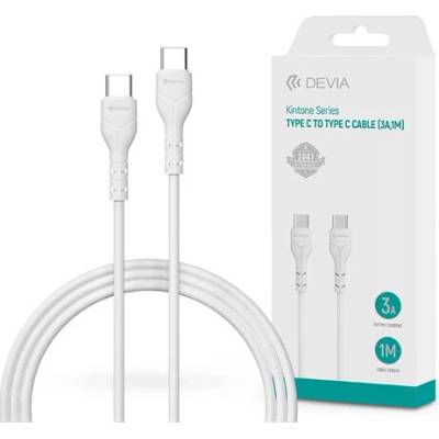 Devia ST379543 USB TYPE-C – USB TYPE-C 1m bílý