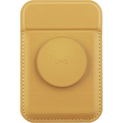 UNIQ FLIXA MAGNETIC CARD HOLDER AND POP-OUT GRIP-STAND - CANARY CANARY YELLOW