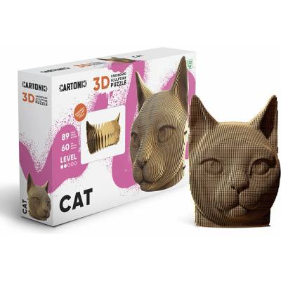 Cartonic 3D PUZZLE Kočka CARTCAT 89 ks