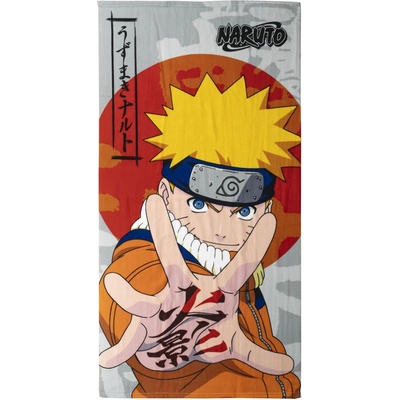 CurePink osuška Naruto Postava a Symboly 70 x 140 cm