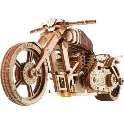 UGears Дървен 3D пъзел Ugears от 189 части - Мотор VM-02 (U-70051 )