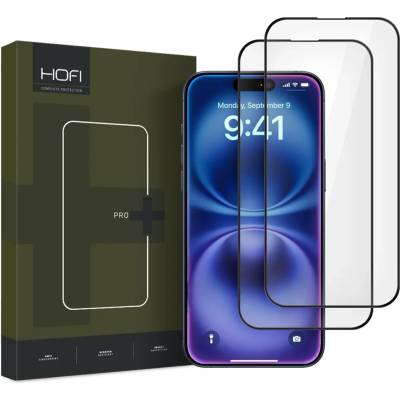 HOFI GLASS PRO+ 2-PACK защитено закалено стъкло за iPhone 16 черен (5906302310821)