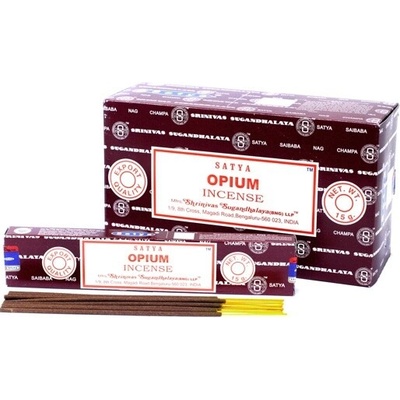 Shrinivas Satya Indické vonné tyčinky Opium 15 g