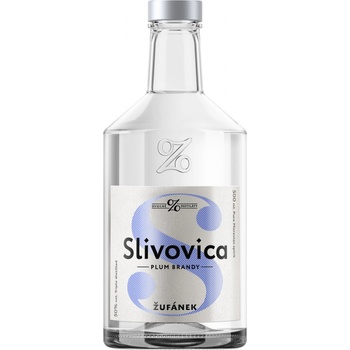 Slivovica Žufánek 50% 0,5 l (čistá fľaša)