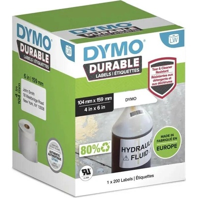 Štítky Dymo LW Durable - odolné, 104x159 (1933086) 200ks (4XL)