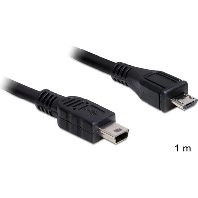Delock 83177 USB micro-BM > USB mini BM, USB 2.0, 1m