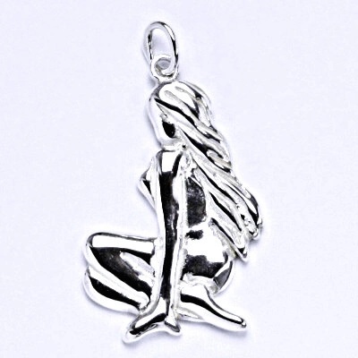 Čištín Stříbrný přívěšek znamení panna, P 941