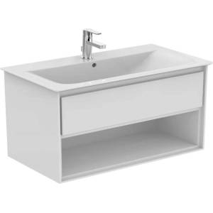 Ideal Standard Connect Air - Шкафче под умивалника, 100x44x52 см, лъскаво бяло/матово бяло E0828B2 (E0828B2)