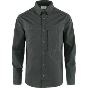 Fjällräven Мъжка риза с копчета Fjällräven Abisko Trail Shirt L/S Shirt - Dark Grey (033-2248-0111)