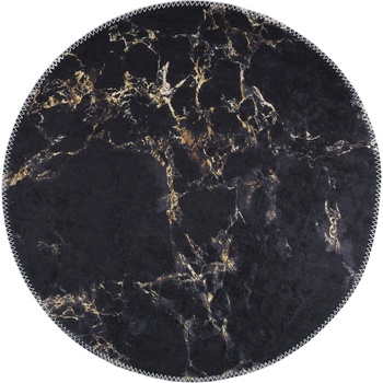 Vitaus Сив кръгъл килим ø 160 cm - Vitaus (FGR-S402-Yuvarlak-160x160)