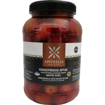 Image 1 of Amvrelia kontodimas Черни Маслини konservolia artas p. g. i. - стъклен Буркан