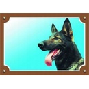 Tabuľka Tu strážim! Nemecký ovčiak vlkosivý 1 ks