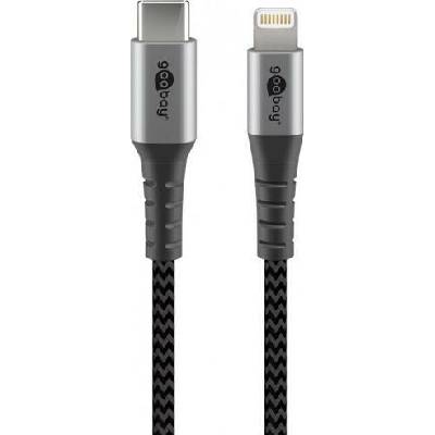 Goobay 49270 USB-A - Lightning 0,5m stříbrný