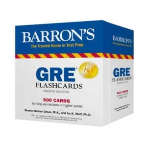 GRE Flashcards: 500 Flashcards to Help You Achieve a Higher Score | Sharon Weiner Green, Ira K. Wolf (ISBN: 9781438079011)