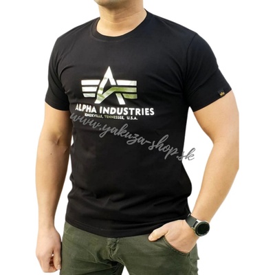 Alpha Industries Basic T-Shirt Black tričko pánske čierne