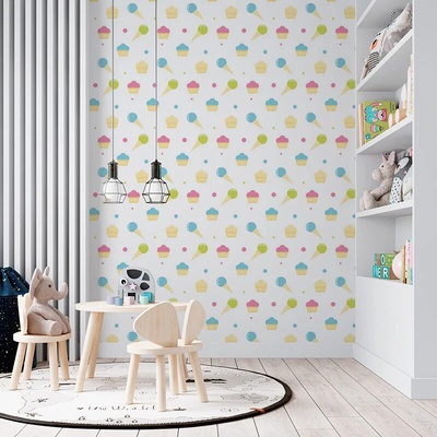 Sablio Tapeta Zmrzlinky a muffiny, rozmery 336x220 cm