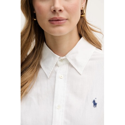 Рокля с лен Polo Ralph Lauren (211B18781)