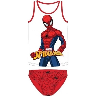 E plus M chlapčenské / detské bavlnenú spodnú bielizeň / nátelník + slipy Spiderman Marvel červené