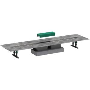 Hansgrohe uBox universal - Комплект за плосък монтаж на линеен душ улей 100 cm, неръждаема стомана 56020180 (56020180)