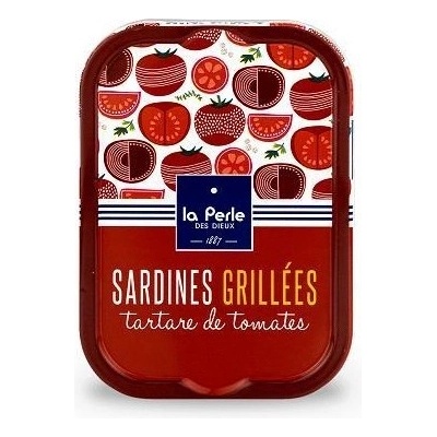 La Perle Grilované Francouzké sardinky v rajčatovém "tartare" 115 g