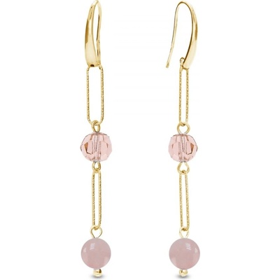 Spark stříbrné pozlacené růžové Trilliant KWG4706VR6RQ Vintage Rose