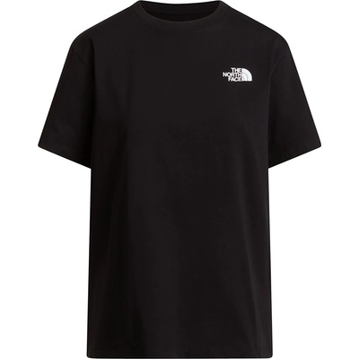 The North Face Дамска тениска The North Face Women's Evolution Box NSE Relaxed S/S T-shirt - TNF Black / TNF White - размер XS (916-7671-0111)