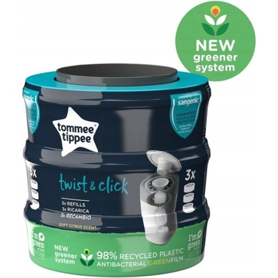Tommee Tippee Náplň do zásobníků Sangenic Twist & Click 3 ks