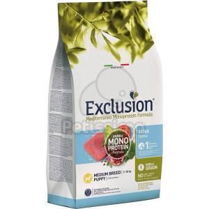 Exclusion Mediterraneo Monoprotein Formula Medium Breed Puppy