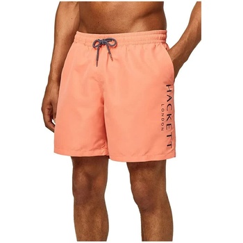 Hackett Бански гащета Hackett Solid swimming shorts - Orange (Coral)