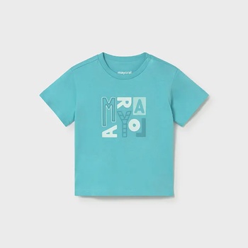 MAYORAL Тениска къс ръкав basic в Тюркоазен цвят за мини момче Mayoral