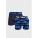 Puma HERITAGE STRIPE BOXER 2P modré 907838-03