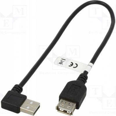 Goobay 95702 USB 2.0, 0,3m, černý