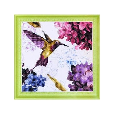 Collection D'Art Collection D`art - Картина с частична диамантена мозайка - Колибри (AX303005)