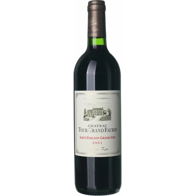 Chateau Tour Grand Faurie Saint-Emilion Grand Cru suché červené 2001 13,5% 0,75 l (holá láhev)