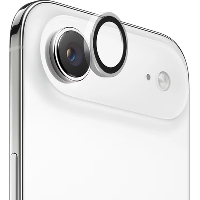 Blueo Протектор - Камера за iPhone 17 Air - Син - Оригинална метална рамка със стъклени лещи - Прозрачен