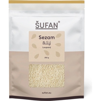 ŠUFAN Sezam lúpaný biely 250 g