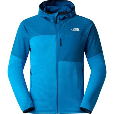 The North Face Мъжко поларено яке The North Face Polartec Powergrid Stormgap Hoodie Fleece jacket - Skyline Blue / Adriatic Blue (005-7060-0211)