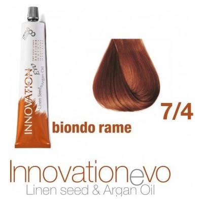 BBcos Innovation Evo farba na vlasy s arganovým olejom 7/4 100 ml