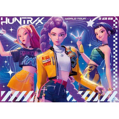 Ravensburger sada 4x100 dílků K-pop Lovkyně démonů Pro fanoušky!