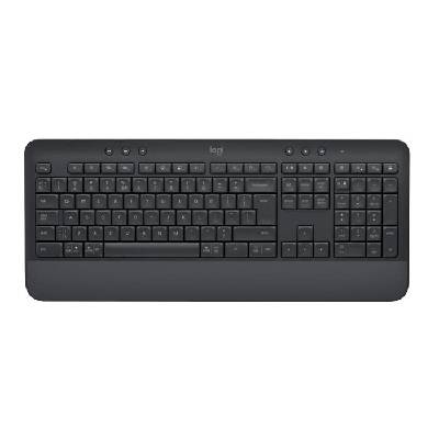 Logitech Wireless Keyboard K650 CZ Graphite - Logitech Signature K650 Wireless Keyboard s opěrkou dlaně 920-010947