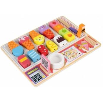 Kruzzel Дървен магазин за сладолед - Kruzzel (KRU22494)