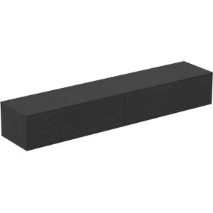 Ideal Standard Atelier Conca стенен долен шкаф, тъмен дъб, 2 чекмеджета с плот 240 см (T4335Y4)