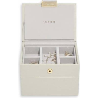 Stackers mikro krabička na šperky Micro Jewellery Box Oatmeal krémová 76154