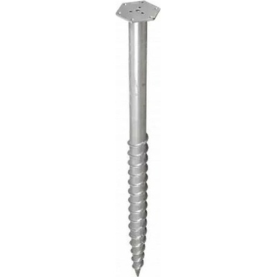 DOMAX Zemní vrut PWM 114x1600 tl. 3,5mm žárový ZN