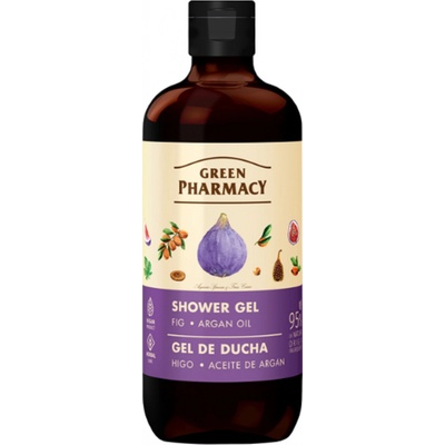Green Pharmacy Body Care Argan Oil & Figs sprchový gel 0% Parabens Silicones PEG 500 ml