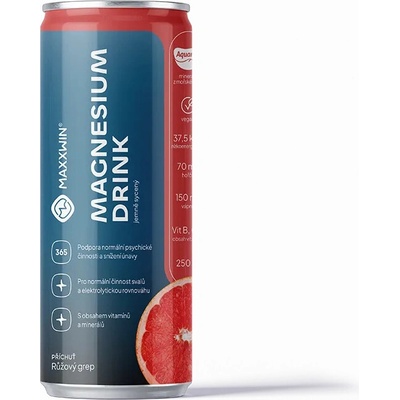 MAXXWIN MAGNESIUM DRINK růžový grep 250 ml
