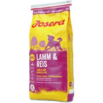 Josera dog lamb & rice adult, пълноценна храна за порастнали кучета с агне и ориз, подходяща за чувствителни стомаси 12, 5 кг, Германия - 50012695