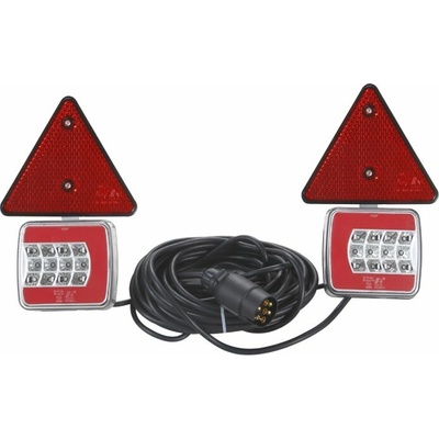 KAMAR Sada svietidiel LED 25 magnet + kábel 7,5m, trojuholník [L1853]