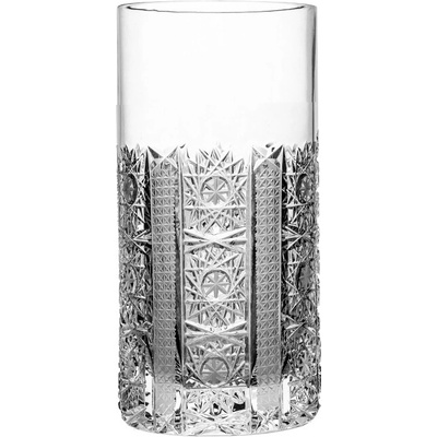 Bohemia Crystal Broušené sklenice long drink na vodu pivo limo brus Iris 6 x 380 ml